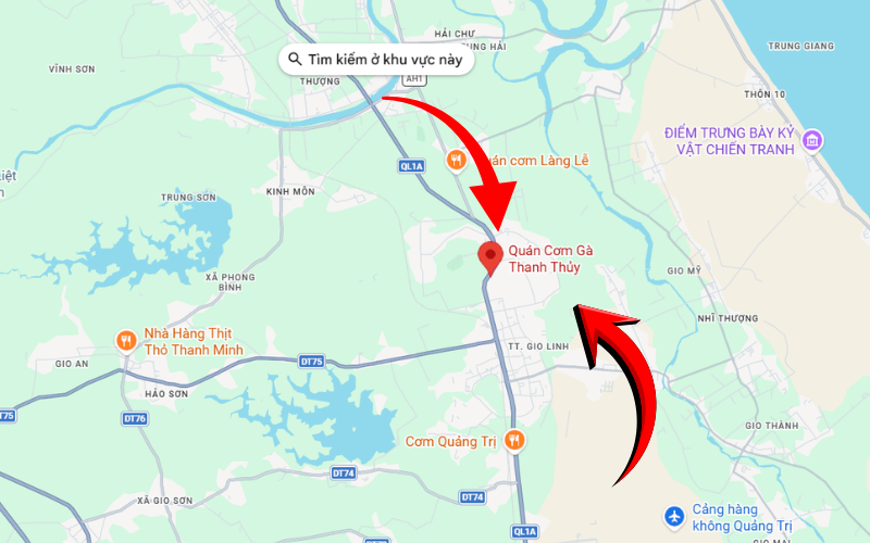 cơm g&agrave; Dốc Miếu