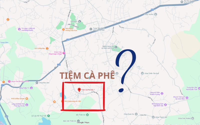 Tiệm c&agrave; ph&ecirc; Dấu Hỏi