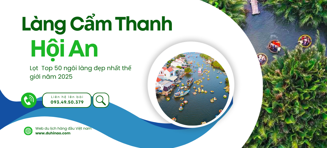 Check in Cẩm Thanh Hội An ngôi làng đẹp nhất thế giới