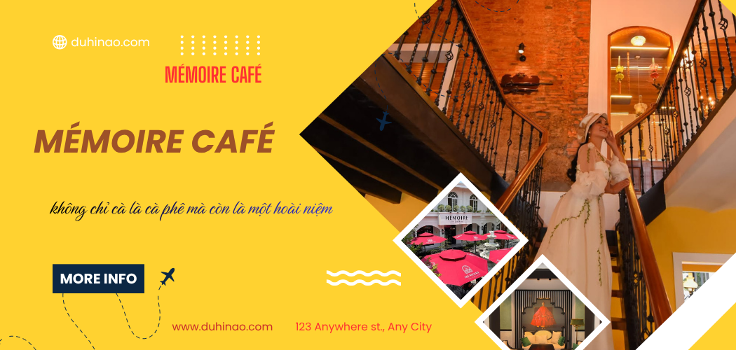 Mémoire Café Huế – Cà phê phong cách biệt thự Pháp