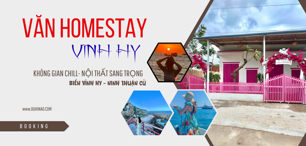 Văn Homestay Vĩnh Hy không gian chill cho các nàng thơ