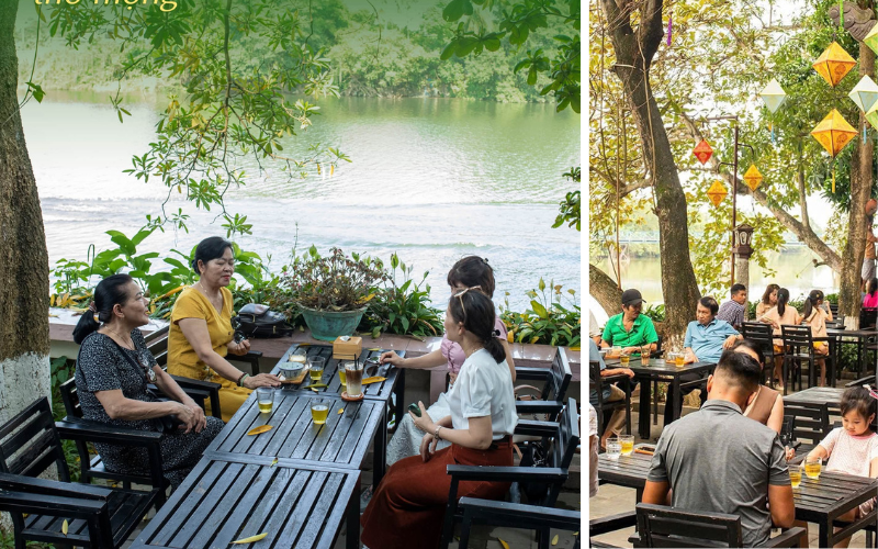 Nh&agrave; h&agrave;ng Cafe Vỹ Dạ Xưa