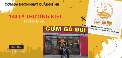 cơm gà đồi 134 Lý Thường Kiệt Đồng Hới – cơm gà ngon nhất Quảng Bình
