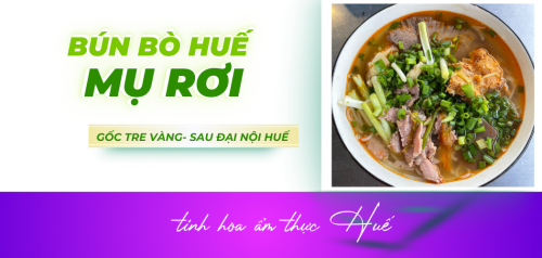 bún bò Huế mụ rơi có ngon như các thánh review quảng cáo