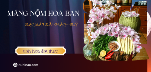 măng nộm hoa ban- đặc sản Lạng Sơn thết khách quý