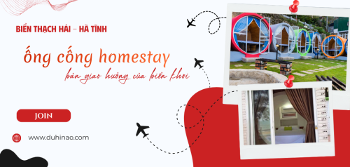 Homestay Ống Cống biển Thạch Hải Hà Tĩnh 1 bước tới biển